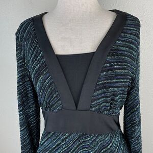 NWT Notations Long Sleeve Blouse Top Size L